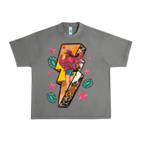 Tornado cowgirl with lightning bolt Urban Heavy Tee - texasbilliewilder