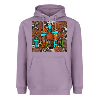 Lavender thankful turkey png Heavyweight Hoodie - JahusDesignShop
