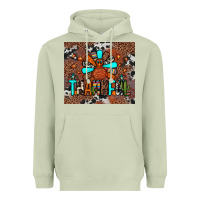 Matcha thankful turkey png Heavyweight Hoodie - JahusDesignShop