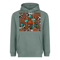 Sage thankful turkey png Heavyweight Hoodie - JahusDesignShop