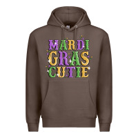 Coffee mardi gras cutie Premium Hoodie - MaliasSmallBusiness