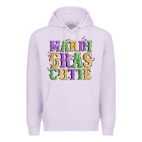 Lilac mardi gras cutie Premium Hoodie - MaliasSmallBusiness