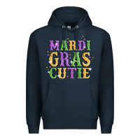 Navy mardi gras cutie Premium Hoodie - MaliasSmallBusiness