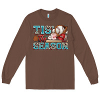 Chestnut tis' the season baseball Long Sleeve Tee - Zillion Design Studio