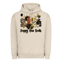 Pigment French Oak 2024 happy new year black woman Urban Hoodie - MaliasSmallBusiness