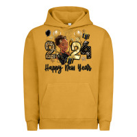 Pigment Peanut Butter 2024 happy new year black woman Urban Hoodie - MaliasSmallBusiness