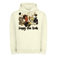 Pigment Pistachio 2024 happy new year black woman Urban Hoodie - MaliasSmallBusiness