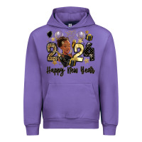 Tulip 2024 happy new year black woman Urban Hoodie - MaliasSmallBusiness