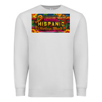 Dove Grey national hispanic heritage month license plate Premium Sweatshirt - BundleAndBundleShop