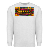 Oatmeal Heather national hispanic heritage month license plate Premium Sweatshirt - BundleAndBundleShop