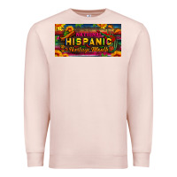 Pale Pink national hispanic heritage month license plate Premium Sweatshirt - BundleAndBundleShop