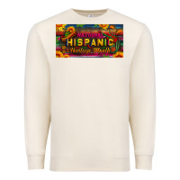 Sandshell national hispanic heritage month license plate Premium Sweatshirt - BundleAndBundleShop
