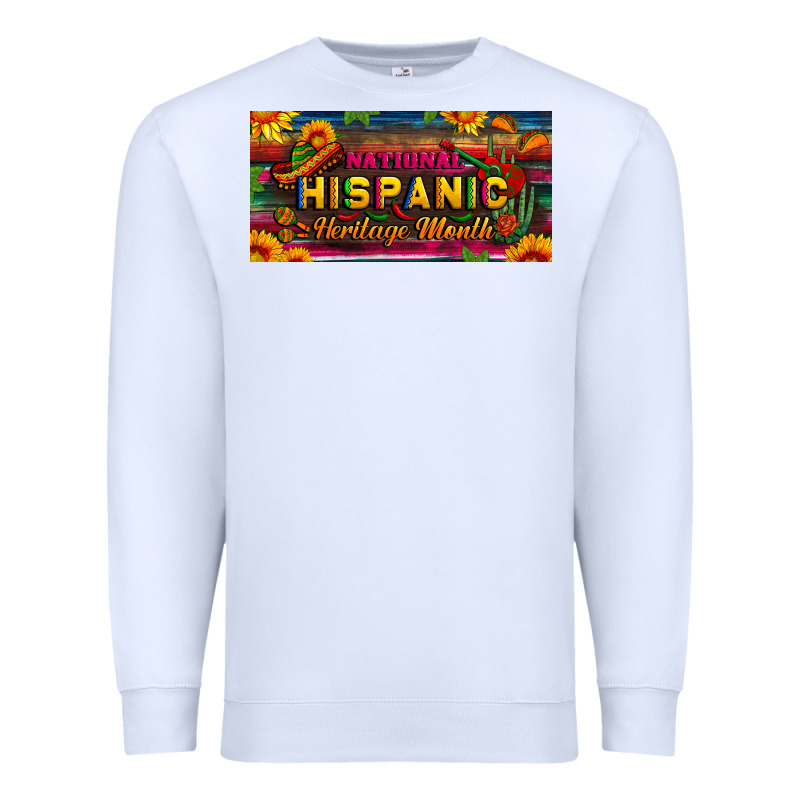 National Hispanic Heritage Month License Plate Premium Sweatshirt by BundleAndBundleShop | Teevron