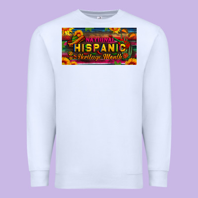 National Hispanic Heritage Month License Plate Premium Sweatshirt Designed By Bundleandbundleshop