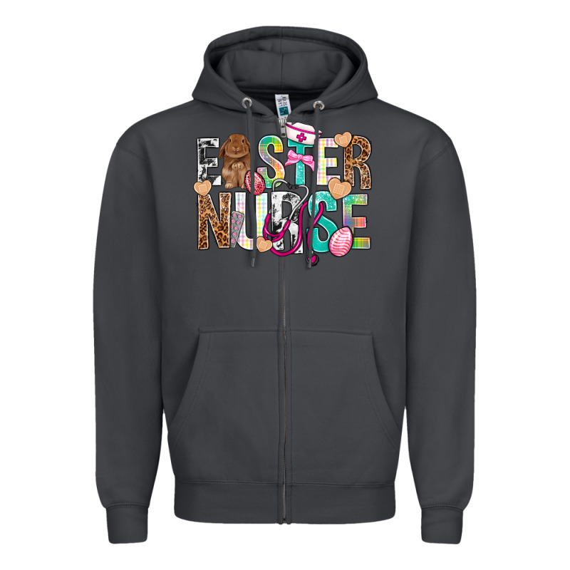 Easter Nurse Easter Day Zipper Hoodie by Neo Western | Teevron