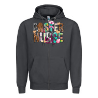 Smoke Easter Nurse Easter Day Zipper Hoodie - Neo Western