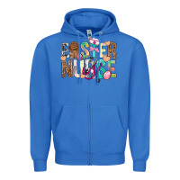 True Royal Easter Nurse Easter Day Zipper Hoodie - Neo Western