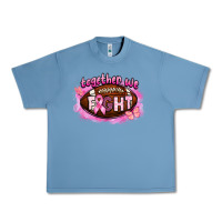 Pebble Blue together we fight football Urban Heavy Tee - BarkalooDesign
