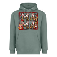 Sage baseball mama Heavyweight Hoodie - Jasminsmagicworld
