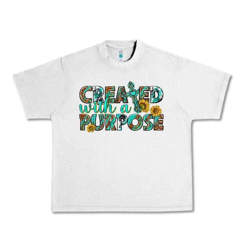 Created With A Purpose Urban Heavy Tee by texasbilliewilder | Teevron