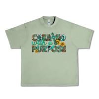 Oil Green created with a purpose Urban Heavy Tee - texasbilliewilder