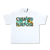 White created with a purpose Urban Heavy Tee - texasbilliewilder