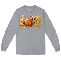 Heather Grey love nurse fall Long Sleeve Tee - texasbilliewilder