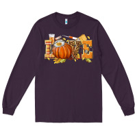 Plum love nurse fall Long Sleeve Tee - texasbilliewilder