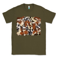 Army Green cowhide background Classic Tee - Zillion Design Studio