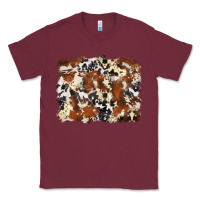 Burgundy cowhide background Classic Tee - Zillion Design Studio