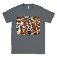 Charcoal Heather cowhide background Classic Tee - Zillion Design Studio