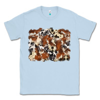 Dusty Blue cowhide background Classic Tee - Zillion Design Studio