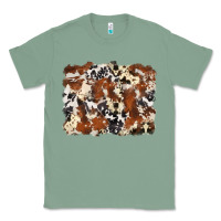 Sage cowhide background Classic Tee - Zillion Design Studio