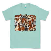Seafoam cowhide background Classic Tee - Zillion Design Studio