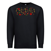 Black rosses and keys Premium Sweatshirt - AdoDesignShop