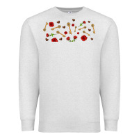 Oatmeal Heather rosses and keys Premium Sweatshirt - AdoDesignShop