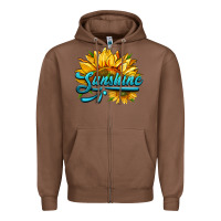 Chestnut sunshine Zipper Hoodie - HRA Design Shop