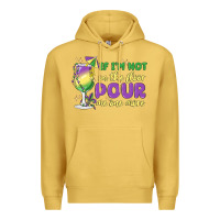 Antique Gold if i'm not on the floor pour me one more Premium Hoodie - MaliasSmallBusiness