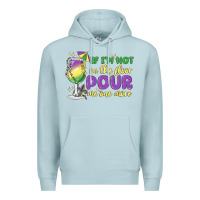 Blue Mist if i'm not on the floor pour me one more Premium Hoodie - MaliasSmallBusiness