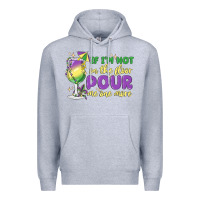 Heather Grey if i'm not on the floor pour me one more Premium Hoodie - MaliasSmallBusiness