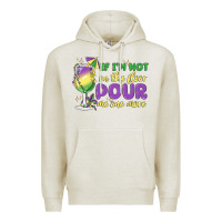 Oatmeal Heather if i'm not on the floor pour me one more Premium Hoodie - MaliasSmallBusiness