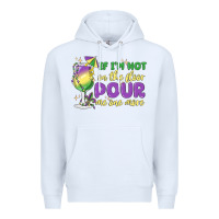 White if i'm not on the floor pour me one more Premium Hoodie - MaliasSmallBusiness