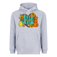 Heather Grey fall vibes Heavyweight Hoodie - Artiststas
