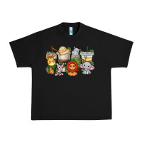 Black cute baby safari animals coffee cups Urban Heavy Tee - texasbilliewilder