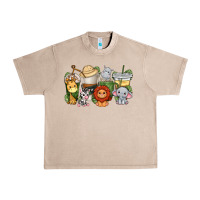 French Oak cute baby safari animals coffee cups Urban Heavy Tee - texasbilliewilder