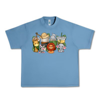 Pebble Blue cute baby safari animals coffee cups Urban Heavy Tee - texasbilliewilder