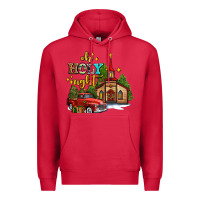 Cardinal the church  holy night western truck Premium Hoodie - AdoDesignShop