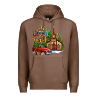 Chestnut the church  holy night western truck Premium Hoodie - AdoDesignShop