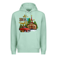 Seafoam the church  holy night western truck Premium Hoodie - AdoDesignShop