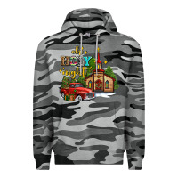 Slate Camo the church  holy night western truck Premium Hoodie - AdoDesignShop